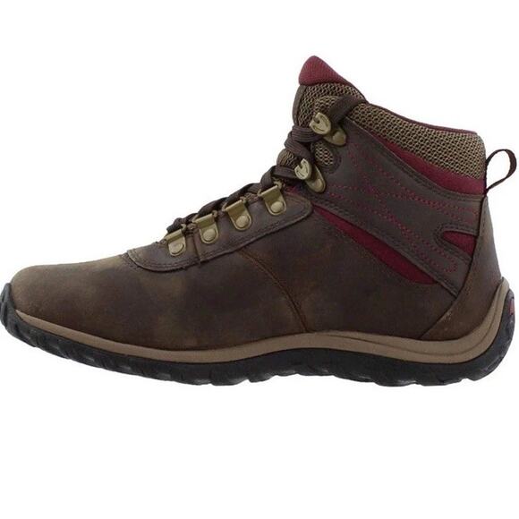 Timberland Hiking Boots Women's Size 9.5 M Norwood Mid Waterproof Dark Brown NEW - Picture 2 of 7